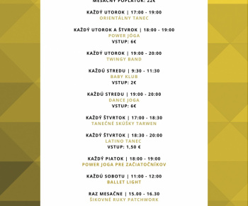 Aktuality / Program a aktivity Výmenníka Jegorovovo - foto Aktuality / Program a aktivity Výmenníka Jegorovovo - foto