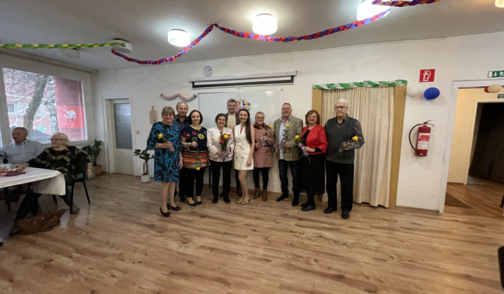 1. fotografia fotogalérie Aktuality / Seniori z Denného centra oslávili svoje jubileá - foto