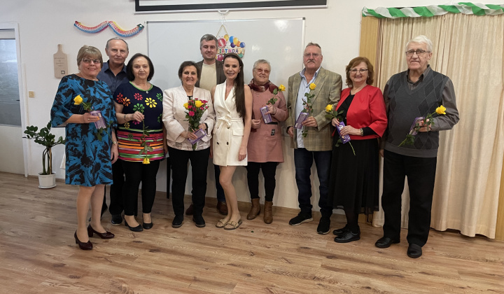 5. fotografia fotogalérie Aktuality / Seniori z Denného centra oslávili svoje jubileá - foto