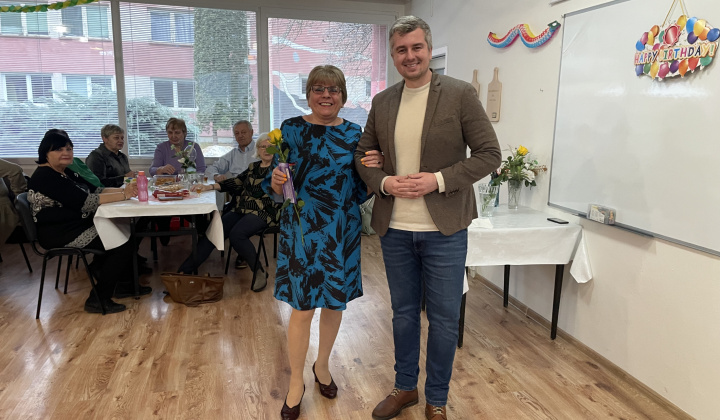 6. fotografia fotogalérie Aktuality / Seniori z Denného centra oslávili svoje jubileá - foto