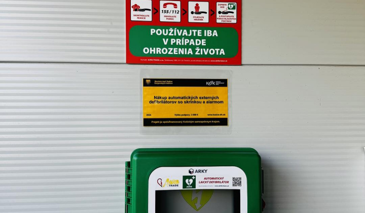 6. fotografia fotogalérie Aktuality / Furča je bezpečnejšia, pribudli ďalšie dva defibrilátory - foto