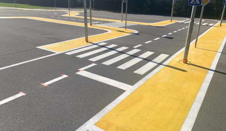 6. fotografia fotogalérie Aktuality / Na dopravnom ihrisku prebehla obnova vodorovného dopravného značenia - foto