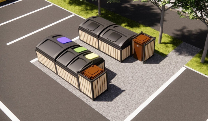 3. fotografia fotogalérie Aktuality / Začala sa realizácia prvých polopodzemných kontajnerov  - foto