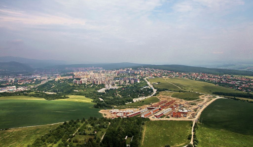 Letecké snímky mestskej časti 