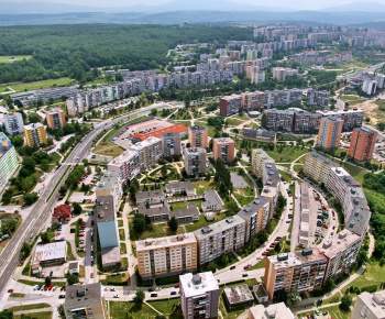 Letecké snímky mestskej časti