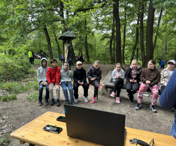 Aktuality /  Lesopark plný detí, smiechu a nových znalostí - foto