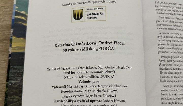 7. fotografia fotogalérie Projekty MČ z externých zdrojov / Kniha k 50. výročiu „Furče“. Výzva: DS/2025 – Kultúra (DS/269/2025) - foto