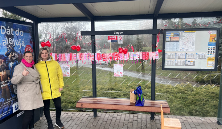 20. fotografia fotogalérie Aktuality / Sídlisko Furča premenilo zastávky MHD na „zamilované“ - foto