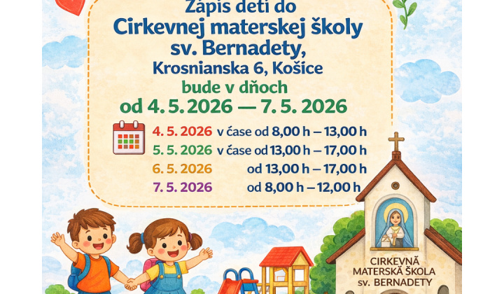 6. fotografia fotogalérie Aktuality / Zápis do materských škôl sa blíž - foto