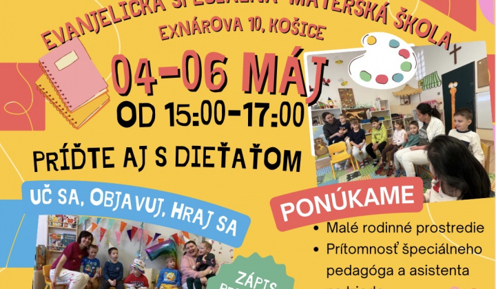 11. fotografia fotogalérie Aktuality / Zápis do materských škôl sa blíž - foto