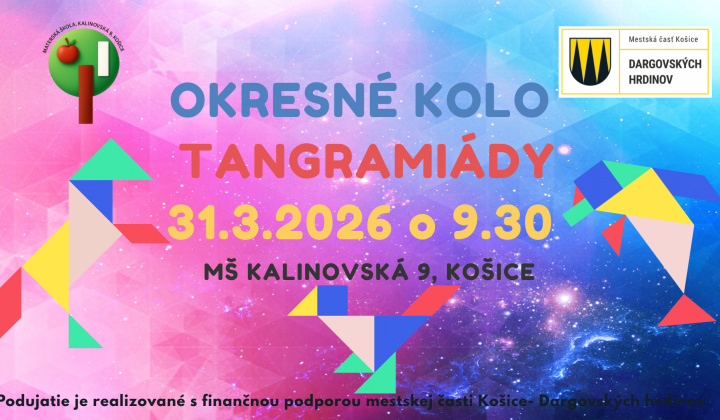 Fotka - Okresné kolo v Tangramiáde: Malí géniovia si zmerajú sily 