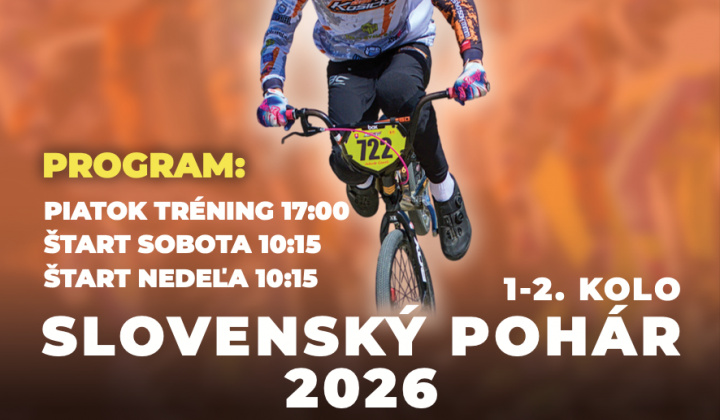 Fotka -  SLOVENSKÝ POHÁR BMX RACING 2026 – 1. a 2. kolo