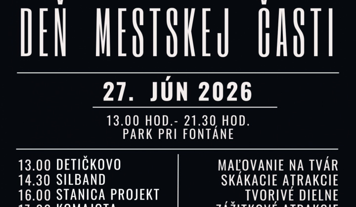 Fotka -  FURČA SLÁVI 50 ROKOV! PRÍĎTE NA OSLAVY DŇA MESTSKEJ ČASTI 27. JÚNA
