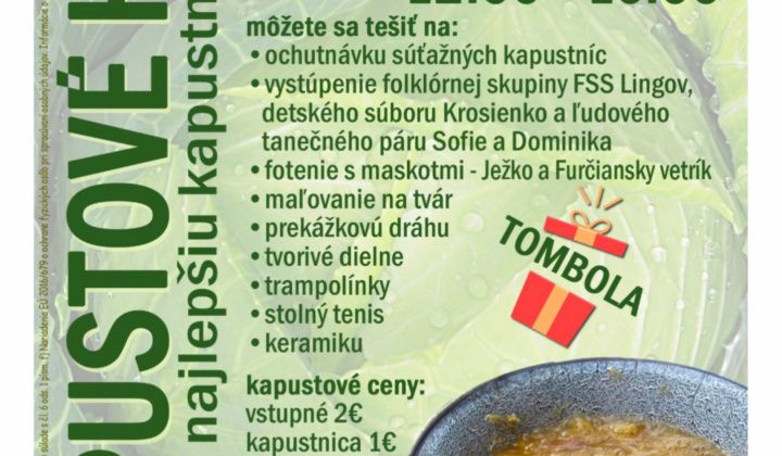 Fotka - Kapustové hody opäť rozvoňajú Furču. Prihláste sa do súťaže v príprave kapustnice