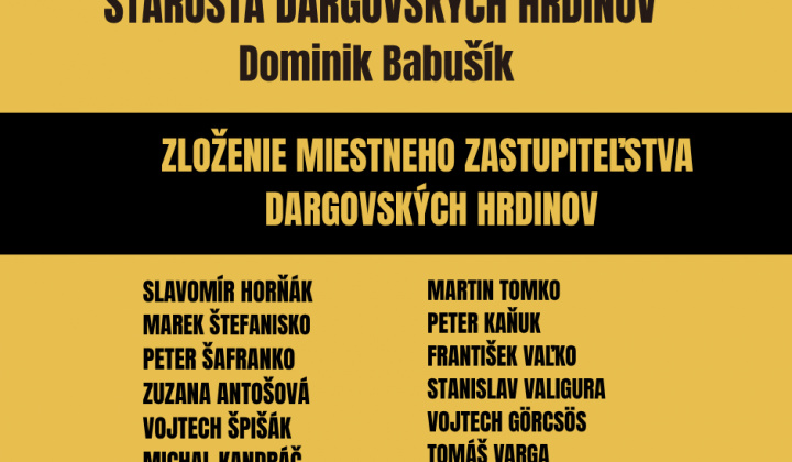 Fotka - STAROSTOM MČ KOŠICE-Dargovských hrdinov OSTÁVA DOMINIK BABUŠÍK, MIESTNE ZASTUÚITEĽSTVO ČAKÁ VEĽKÁ OBMENA